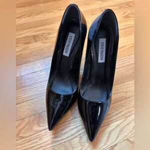 Steve Madden Glossy Black Heels